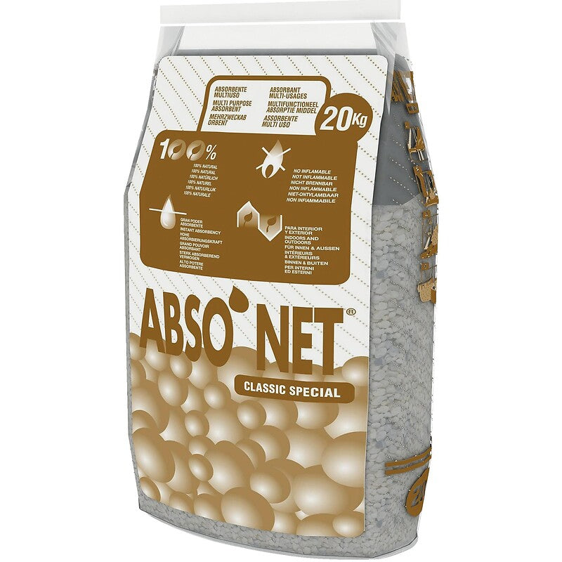 Absorbant ABSO'NET à base de sépiolite, absorbe l'eau, les hydrocarbures, les solvants et les encres, sac de 20kg. Avec habitat-cg.com, donnez vie à votre cuisine de rêve. Explorez notre vaste gamme d'équipements et d'accessoires de cuisine. Des robinets aux plans de travail, nous avons tout pour créer un espace culinaire fonctionnel et esthétique.