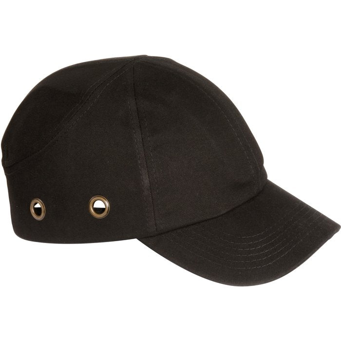 CASQUETTE ANTI-HEURT NOIRE. Sur habitat-cg.com, la sécurité au travail est une priorité. Découvrez notre gamme complète d'équipements de protection individuelle. Protégez-vous et vos employés avec du matériel aux normes internationales.