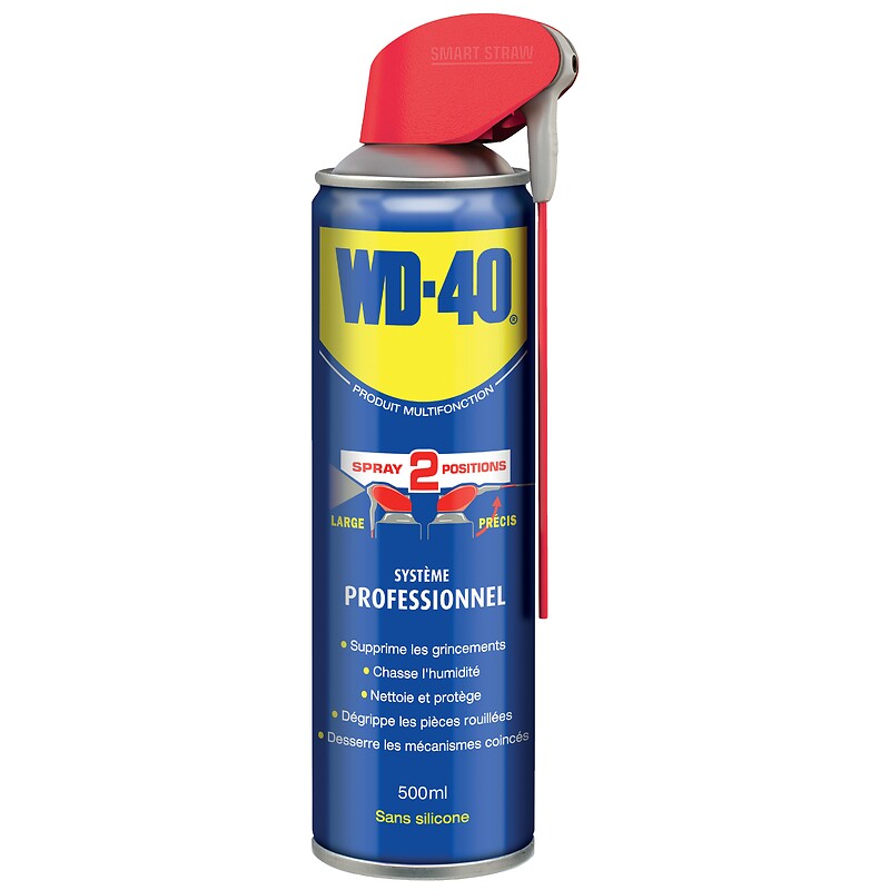 Lubrifiant dégrippant multifonctions WD40 aérosol de 500 ml. Habitat-cg.com, c'est l'assurance d'un approvisionnement fiable en matériel de quincaillerie. Notre stock est constamment mis à jour pour répondre à la demande. Commandez en toute confiance, nous gérons la logistique.